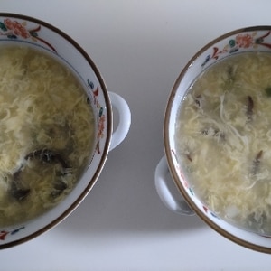 きくらげの中華風かき玉スープ